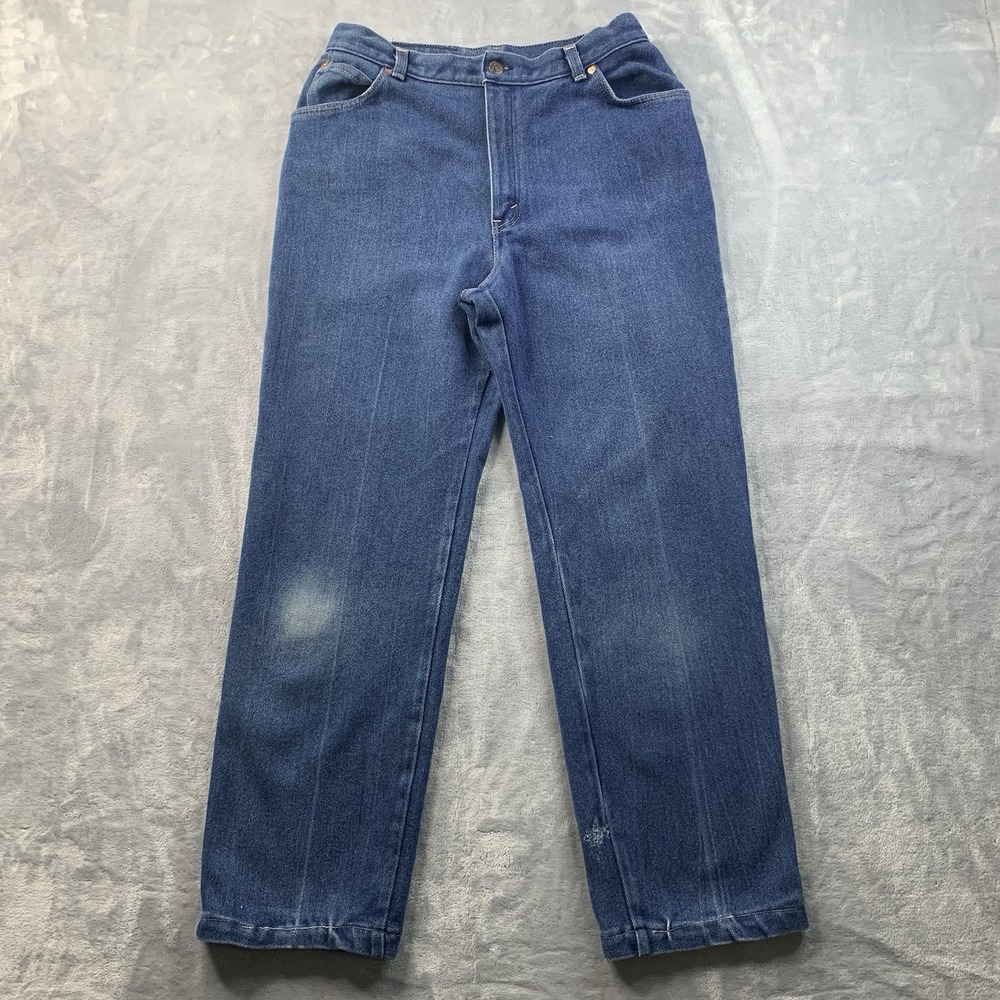 Vintage Levi's White Tab Women's 16 High Waist Denim USA 90's Distressed